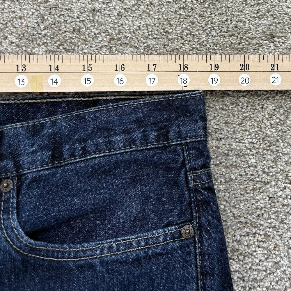 Levis 562 Jeans Mens 36x32 Blue Loose Taper Button Fly Cotton (Actual Fit 37x30)